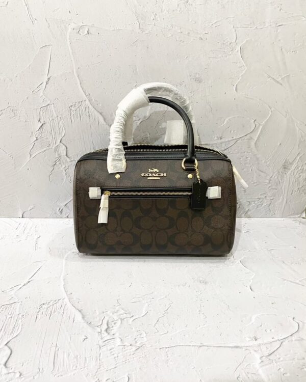 ROWAN SATCHEL IN SIGNATURE CANVAS