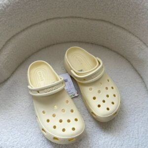 Crocs Women's Classic Platform Clog - White